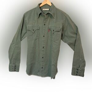 Levi's Teal Button-Up Shirt